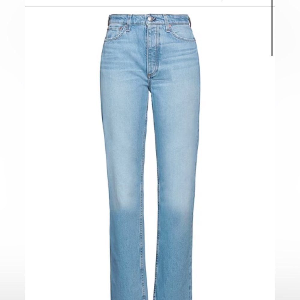 Rag & Bone Nina high waisted jean (26) light wash